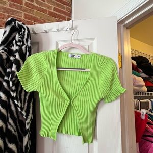 Tiger Mist green top size M